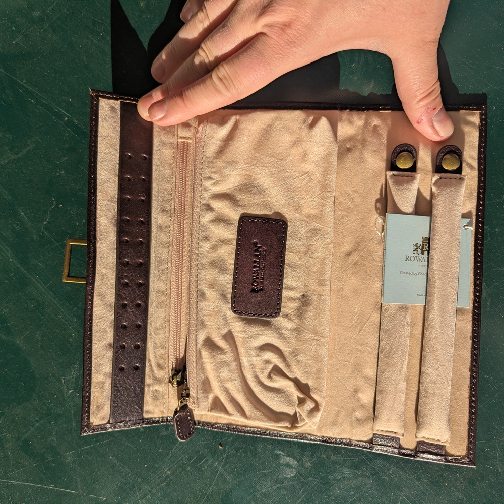 Rowallan Brown and Cream Men's Organizer
